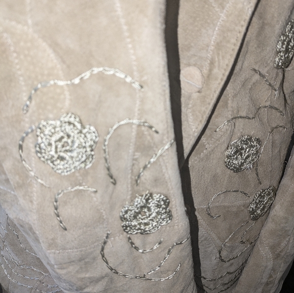 Genuine leather two-piece Skirt Set - Picture 4 of 5